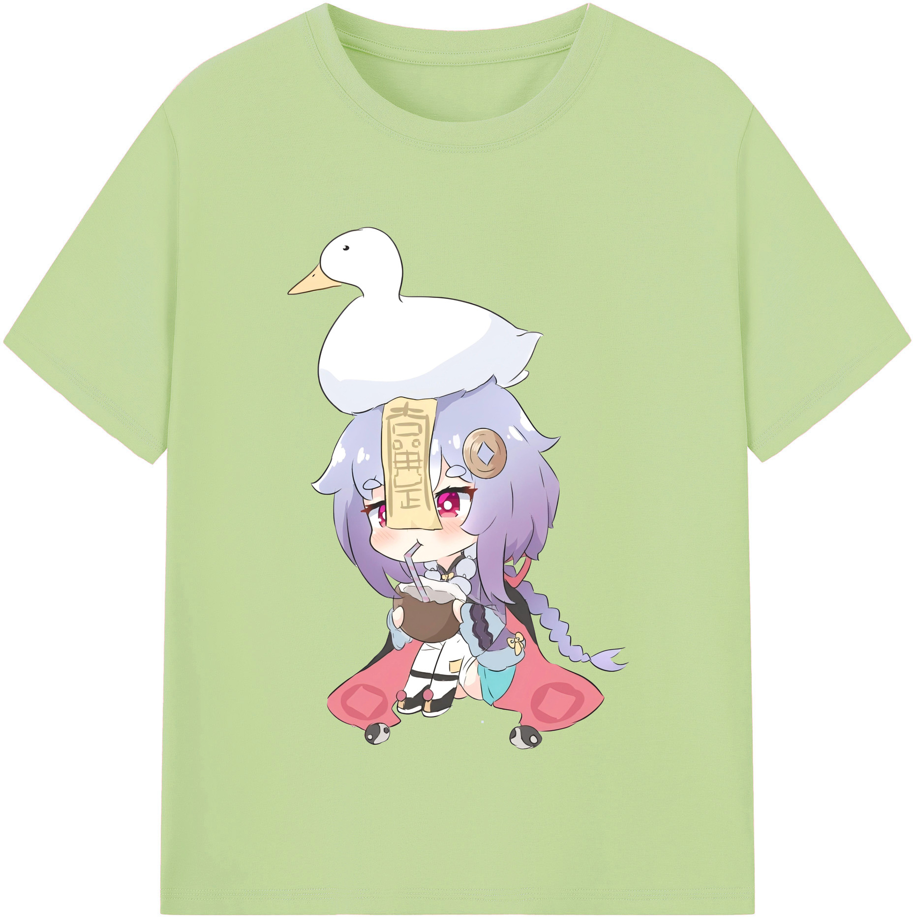 げんし神 七七 なな  genshin Nana 綿100％半袖Tシャツ（フロントプリント）